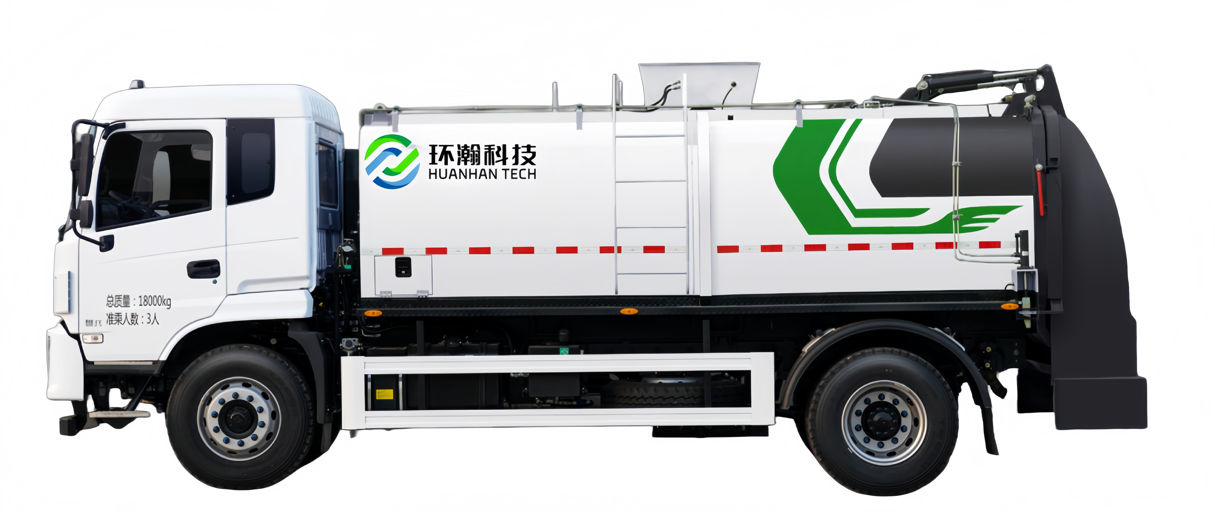 餐厨车 侧面