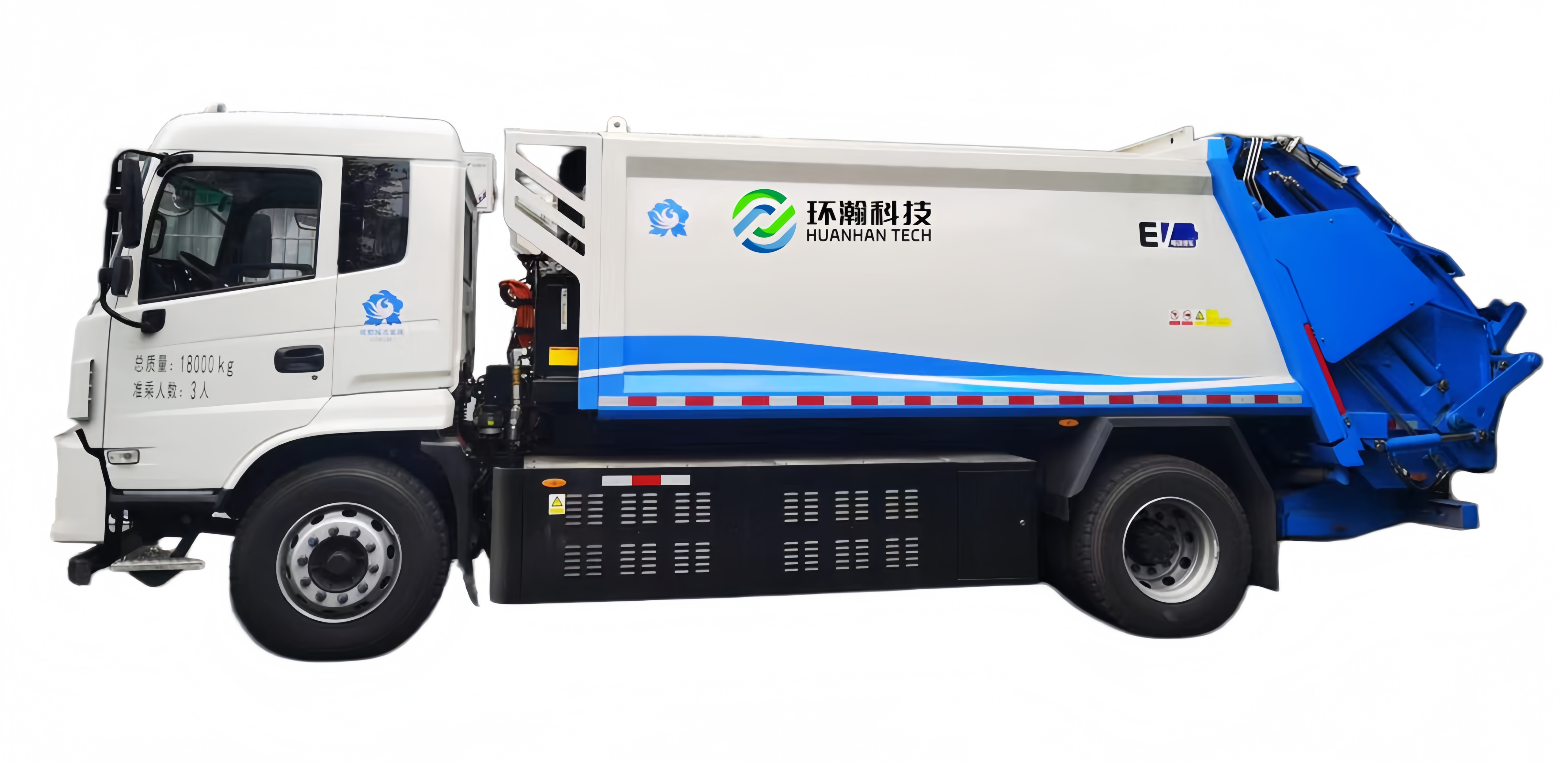 压缩车 侧面